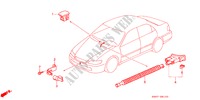 AIRCONDITIONER (SENSOR) voor Honda ACCORD EX 4 deuren 4-traps automatische versnellingsbak 2000
