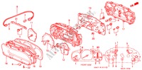 COMBINATIEMETER(NS) voor Honda ACCORD 2.3VTI 4 deuren 4-traps automatische versnellingsbak 2001
