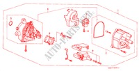 DISTRIBUTEUR(TEC) (L4) voor Honda ACCORD 2.3LXI 4 deuren 5-versnellings handgeschakelde versnellingsbak 2001