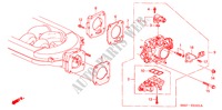 GAS HUIS(V6) voor Honda ACCORD 3.0V6 4 deuren 4-traps automatische versnellingsbak 2000