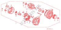 GENERATOR(DENSO) (V6) voor Honda ACCORD 3.0IV6 4 deuren 4-traps automatische versnellingsbak 2001
