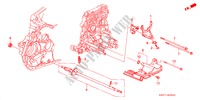 OVERSCHAKELVORK(L4) voor Honda ACCORD 2.3VTI 4 deuren 4-traps automatische versnellingsbak 2000