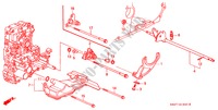 OVERSCHAKELVORK(V6) voor Honda ACCORD 3.0V6 4 deuren 4-traps automatische versnellingsbak 2000