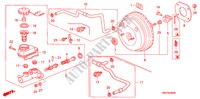 REM HOOFDCILINDER/ HOOFDSPANNING voor Honda ACCORD EX 4 deuren 4-traps automatische versnellingsbak 2001