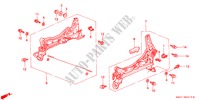 V. ZITTING COMPONENTEN (L.) (1) voor Honda ACCORD 2.3EXI 4 deuren 4-traps automatische versnellingsbak 2000