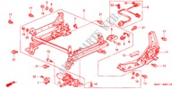 V. ZITTING COMPONENTEN (L.) (2) voor Honda ACCORD 2.3VTI 4 deuren 4-traps automatische versnellingsbak 2001