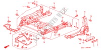V. ZITTING COMPONENTEN (L.) (3) voor Honda ACCORD EX 4 deuren 4-traps automatische versnellingsbak 2000