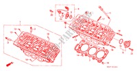 VOOR CILINDER HOOFD(V6) voor Honda ACCORD 3.0IV6 4 deuren 4-traps automatische versnellingsbak 2001