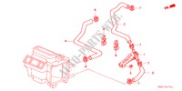 WATERKLEP(V6) (LH) voor Honda ACCORD 3.0V6 4 deuren 4-traps automatische versnellingsbak 2000