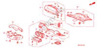 INSTRUMENTEN AFWERKING(LH)(BESTUURDERZIJKANT) voor Honda CR-V ES 5 deuren 4-traps automatische versnellingsbak 2003