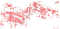 INSTRUMENTEN PANEEL(RH) voor Honda CR-V SE-S 5 deuren 5-versnellings handgeschakelde versnellingsbak 2004