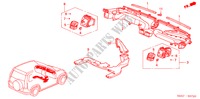 KANAAL(LH) voor Honda CR-V LS 5 deuren 4-traps automatische versnellingsbak 2002
