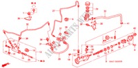 KOPPELING HOOFDCILINDER (LH) voor Honda CR-V ES 5 deuren 4-traps automatische versnellingsbak 2003