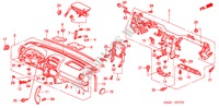 INSTRUMENTEN PANEEL(LH) voor Honda CR-V LS 5 deuren 4-traps automatische versnellingsbak 2006