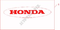 STICKER voor Honda CR-V ES 5 deuren 5-versnellings handgeschakelde versnellingsbak 2006