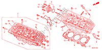 ACHTER CILINDER HOOFD ( '04) voor Honda MR-V LX 5 deuren 5-traps automatische versnellingsbak 2004