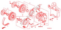 AIRCONDITIONER (COMPRESSOR) ('05 ) voor Honda MR-V EXL 5 deuren 5-traps automatische versnellingsbak 2008