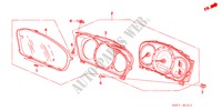 METER KOMPONENTEN(NS) ('06 ) voor Honda MR-V EX 5 deuren 5-traps automatische versnellingsbak 2007