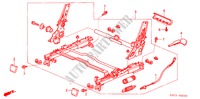 MIDDEN ZITTING COMPONENTEN (L.) ('03) voor Honda MR-V EX 5 deuren 5-traps automatische versnellingsbak 2003