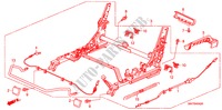 MIDDEN ZITTING COMPONENTEN (L.) ('04 ) voor Honda MR-V EXL 5 deuren 5-traps automatische versnellingsbak 2008