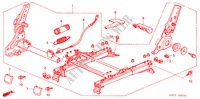 MIDDEN ZITTING COMPONENTEN (R.) ('03) voor Honda MR-V EX 5 deuren 5-traps automatische versnellingsbak 2003
