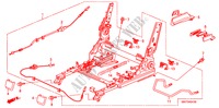 MIDDEN ZITTING COMPONENTEN (R.) ('04 ) voor Honda MR-V EX 5 deuren 5-traps automatische versnellingsbak 2004