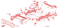 V. ZITTING COMPONENTEN (R.) voor Honda MR-V EXL 5 deuren 5-traps automatische versnellingsbak 2007