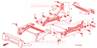 V. ZITTING COMPONENTEN (R.) voor Honda MRV EX 5 deuren 5-traps automatische versnellingsbak 2006