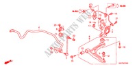 VOOR KNOKKEL/ VOOR ONDER ARM voor Honda MR-V EX 5 deuren 5-traps automatische versnellingsbak 2003