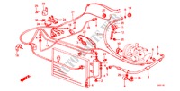 AIRCONDITIONER (SLANGEN/PIJPEN) voor Honda ACCORD BASIC 4 deuren 5-versnellings handgeschakelde versnellingsbak 1983