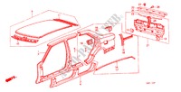 CHASSIS STRUKTUUR(4)(4DE) voor Honda ACCORD BASIC 4 deuren 5-versnellings handgeschakelde versnellingsbak 1983