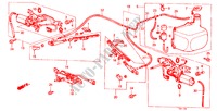 KOPLAMP WISSER/SLUITRING voor Honda ACCORD STD 3 deuren 5-versnellings handgeschakelde versnellingsbak 1982