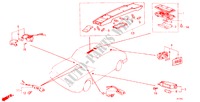 INTERIEUR VERLICHTING voor Honda ACCORD EX 1800 3 deuren 4-traps automatische versnellingsbak 1985