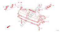 CILINDERKOP AFDEKKING voor Honda JAZZ STD 3 deuren 4-versnellings handgeschakelde versnellingsbak 1984