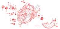 KOPPELING BEHUIZING voor Honda JAZZ DX 3 deuren 5-versnellings handgeschakelde versnellingsbak 1984
