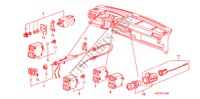 SCHAKELAAR(1) voor Honda CITY PRO T 3 deuren 3-traps automatische versnellingsbak 1985