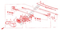 VOOR RUITESPROEIER (B,F,G,P,S,W,X) voor Honda JAZZ DX 3 deuren 3-traps automatische versnellingsbak 1985