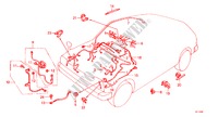 BEDRADINGSBUNDEL(3DE,4DE,5DE) voor Honda CIVIC STD 3 deuren 4-versnellings handgeschakelde versnellingsbak 1983