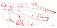 VOOR RUITESPROEIER voor Honda CIVIC DX 3 deuren 5-versnellings handgeschakelde versnellingsbak 1982