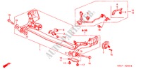 ACHTER AS voor Honda JAZZ 1.2S-S 5 deuren 5-versnellings handgeschakelde versnellingsbak 2002