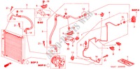 AIRCONDITIONER (SLANGEN/PIJPEN)(LH) voor Honda JAZZ 1.4S 5 deuren 5-versnellings handgeschakelde versnellingsbak 2002