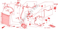 AIRCONDITIONER (SLANGEN/PIJPEN)(LH) voor Honda JAZZ 1.2S-W 5 deuren 5-versnellings handgeschakelde versnellingsbak 2002
