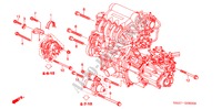 DYNAMOSTANG voor Honda JAZZ 1.4ES 5 deuren 5-versnellings handgeschakelde versnellingsbak 2003