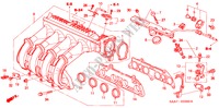 INLAAT SPRUITSTUK(1) voor Honda JAZZ 1.4LS 5 deuren 5-versnellings handgeschakelde versnellingsbak 2002