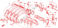 INLAAT SPRUITSTUK(2) voor Honda JAZZ 1.2LS 5 deuren 5-versnellings handgeschakelde versnellingsbak 2003