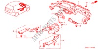 KANAAL(LH) voor Honda JAZZ 1.2S 5 deuren 5-versnellings handgeschakelde versnellingsbak 2002