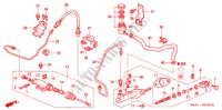 KOPPELING HOOFDCILINDER (LH) voor Honda JAZZ 1.2S-W 5 deuren 5-versnellings handgeschakelde versnellingsbak 2002