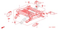 V. ZITTING COMPONENTEN (R.) voor Honda JAZZ 1.2S-S 5 deuren 5-versnellings handgeschakelde versnellingsbak 2002