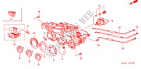 VERWARMING REGELAAR(LH) voor Honda JAZZ 1.4ES 5 deuren CVT versnellingsbak 2002