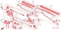 VOOR WISSER(LH) voor Honda JAZZ 1.4LS 5 deuren CVT versnellingsbak 2002
